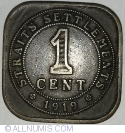 Image #1 of 1 Cent 1919