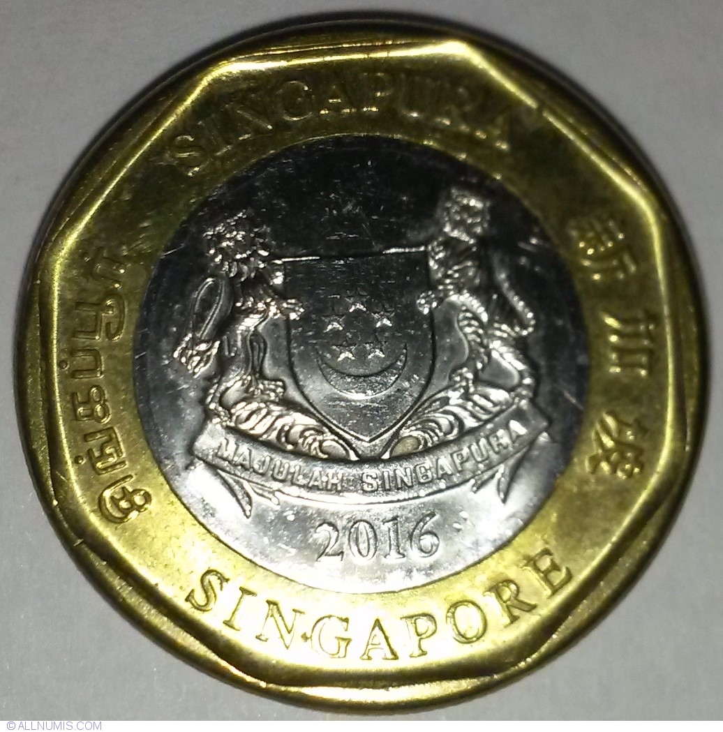 1 Dollar 2016 Republic 2011 2020 Singapore Coin 42176