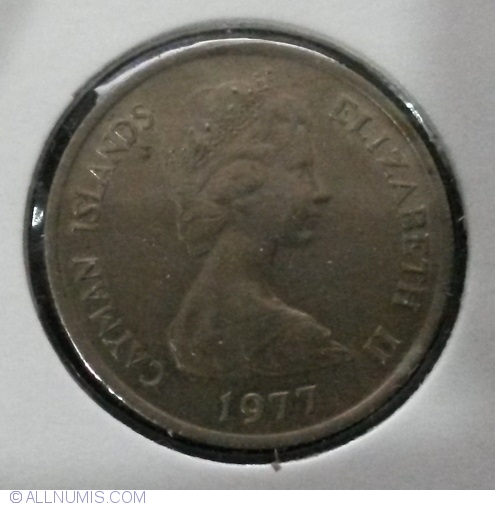 10 Cents 1977, British Colony - 1973-2013 - Cayman Islands - Coin - 34836