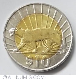 Image #1 of 10 Pesos Uruguayos 2011