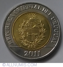 Image #2 of 10 Pesos Uruguayos 2011