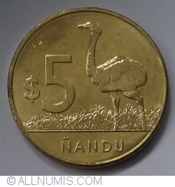 Image #1 of 5 Pesos Uruguayos 2011