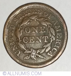 Braided Hair Cent 1853