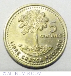 Image #1 of 5 Centavos 1986