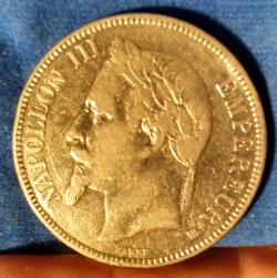 Image #2 of 5 Francs 1869 BB