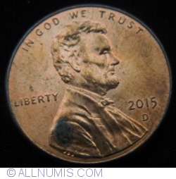Image #1 of 1 Cent 2015 D