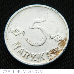 Image #1 of 5 Markkaa 1955