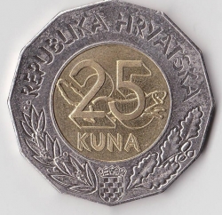 Image #1 of 25 Kuna 2013 - Republica Croatia - Membra a Uniunii Europene