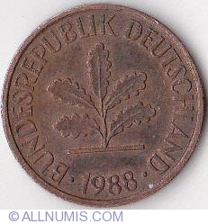 2 Pfennig 1988 G