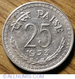 Image #1 of 25 Paise 1973 (B)