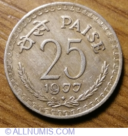 Image #1 of 25 Paise 1977 (B)