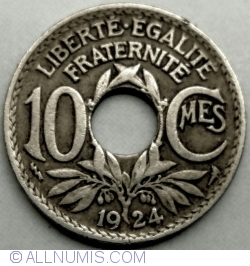 Image #1 of 10 Centimes 1924 (tb)