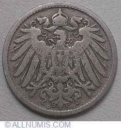 Image #2 of 10 Pfennig 1891 D