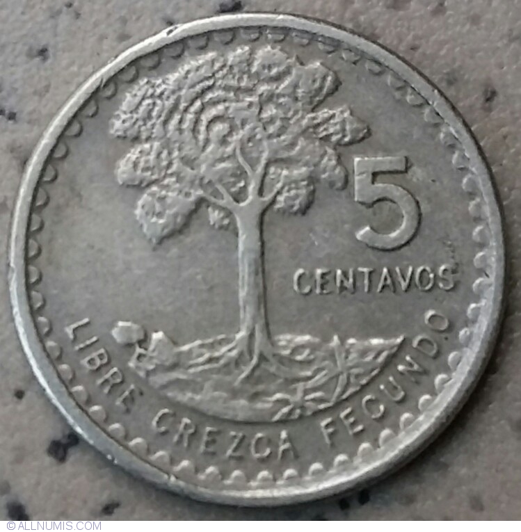 5 Centavos 1971, Republic (1971-1980) - Guatemala - Coin - 43357