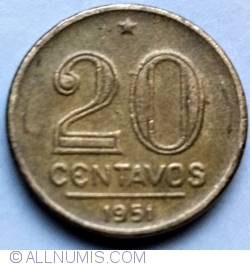 Image #1 of 20 Centavos 1951