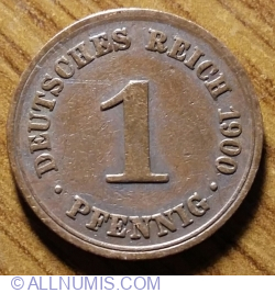 1 Pfennig 1900 A