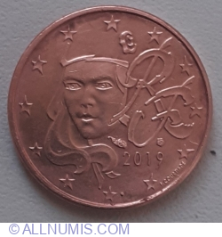 1 Euro Cent 2019
