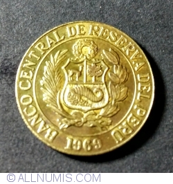 Image #2 of 25 Centavos 1969 (without AP on reverse)