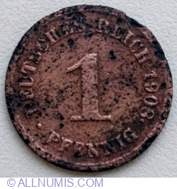 1 Pfennig 1908 G