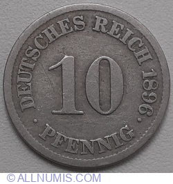 Image #1 of 10 Pfennig 1896 J
