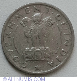 Image #2 of 1/4 Rupee 1951 (B)