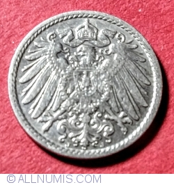 5 Pfennig 1914 J