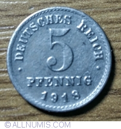 5 Pfennig 1918 G