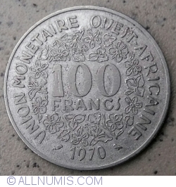100 Francs 1970