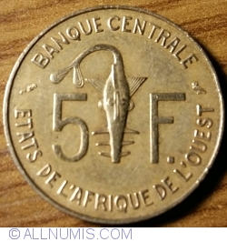 Image #1 of 5 Francs 1970