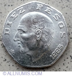 10 Pesos 1985