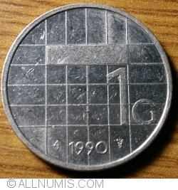 Image #1 of 1 Gulden 1990