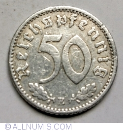 50 Reichspfennig 1939 E