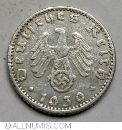 Image #2 of 50 Reichspfennig 1939 E