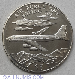 5 Dollars 2000 - Air Force One Boeing 707