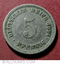 Image #1 of 5 Pfennig 1894 D