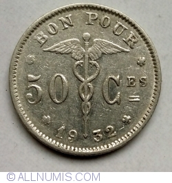 Image #1 of 50 Centimes 1932 (Belgique)