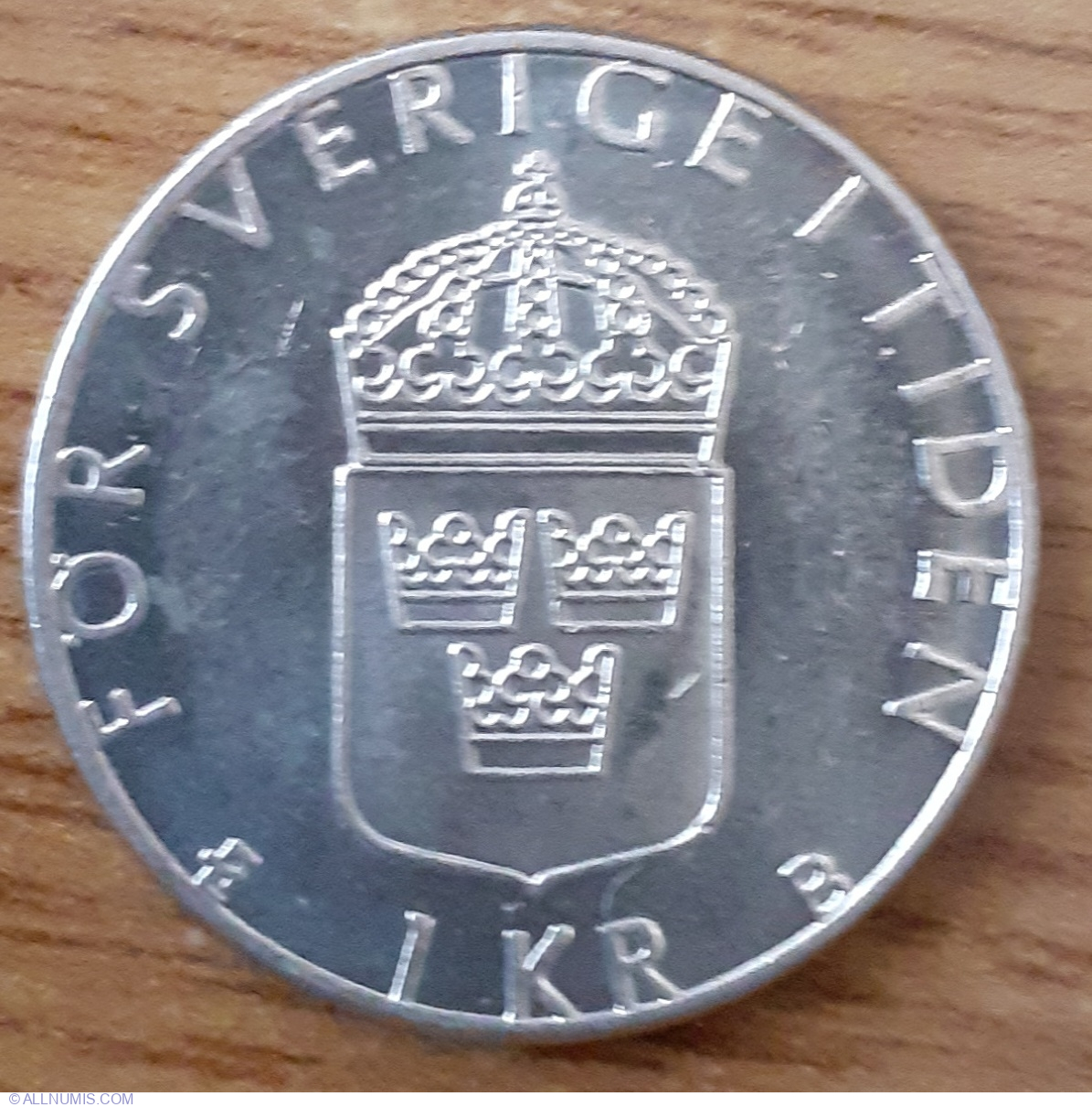 1 Krona 1996 Carl Xvi Gustaf 1973 Present Sweden Coin 49190