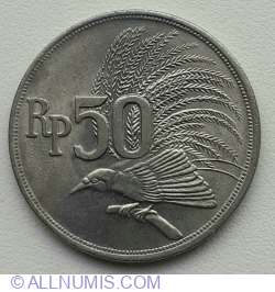 Image #2 of 50 Rupiah 1971