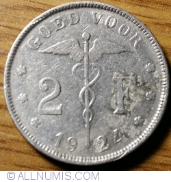 2 Francs 1924 (Belgie)