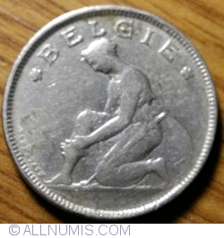 Image #2 of 2 Francs 1924 (Belgie)