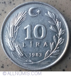 Image #1 of 10 Lira 1983