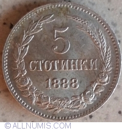 Image #1 of 5 Stotinki 1888