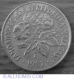 20 Francs 1987 (4 Ariary-F.A.O)