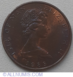 Image #2 of 1/2 Penny 1983 AA