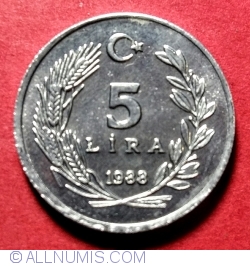 Image #1 of 5 Lira 1988