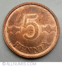 5 Pennia 1969