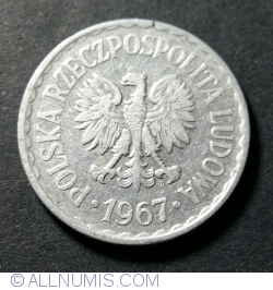 Image #2 of 1 Zloty 1967