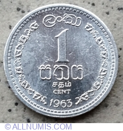 Image #1 of 1 Cent 1963