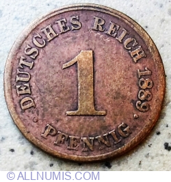 Image #1 of 1 Pfennig 1889 D