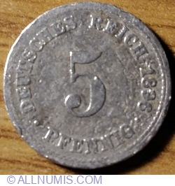 Image #1 of 5 Pfennig 1896 A